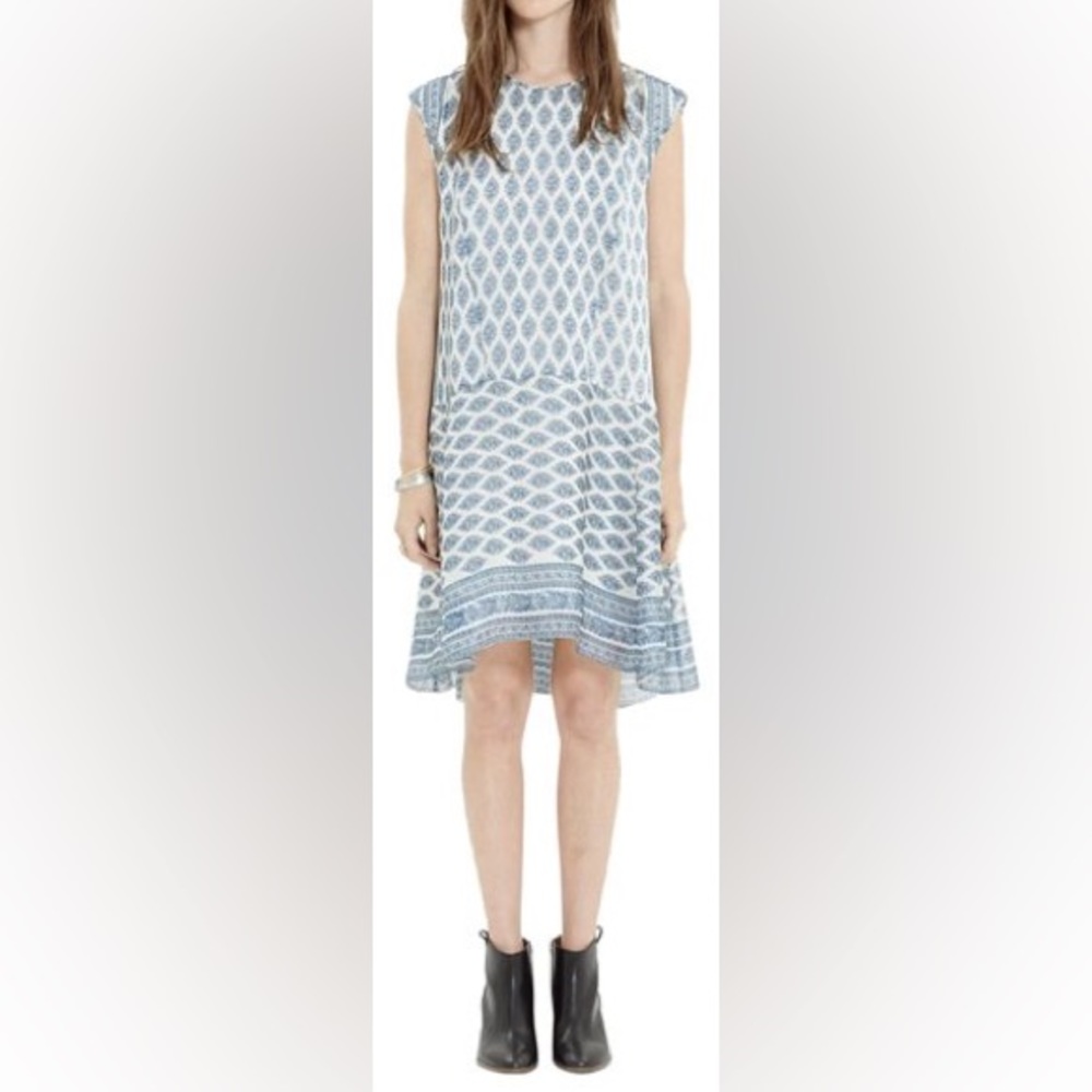 Madewell Diamond Floral Print Shift Dress
